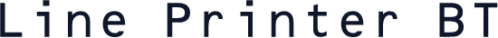 Line Printer BT