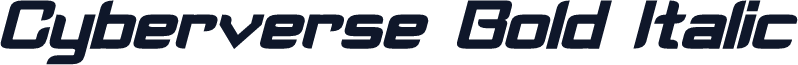 Cyberverse Bold Italic