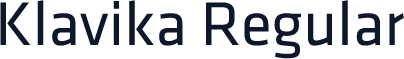 Klavika Regular