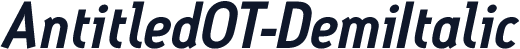 AntitledOT-DemiItalic