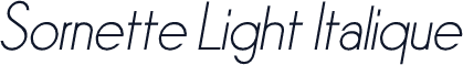 Sornette Light Italique