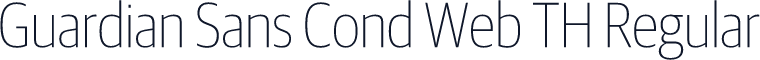 Guardian Sans Cond Web TH Regular