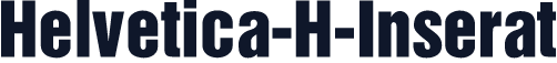Helvetica-H-Inserat