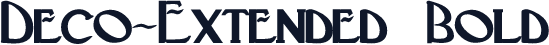 Deco-Extended Bold