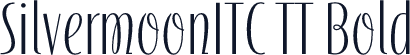 SilvermoonITC TT Bold