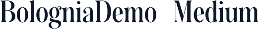 BologniaDemo-Medium