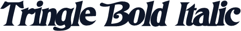 Tringle Bold Italic