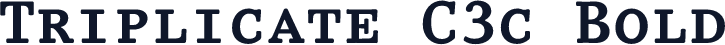 Triplicate C3c Bold