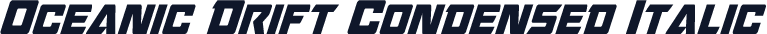 Oceanic Drift Condensed Italic