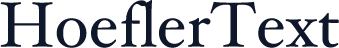 HoeflerText