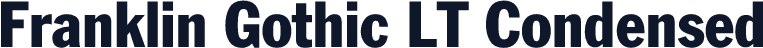 Franklin Gothic LT Condensed