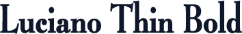 Luciano Thin Bold