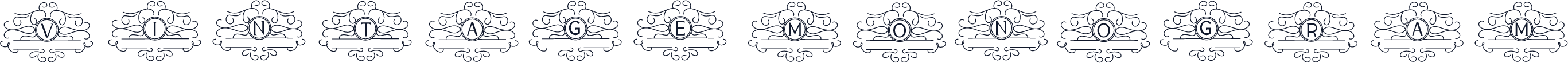 VINTAGE MONOGRAM