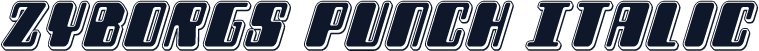 Zyborgs Punch Italic