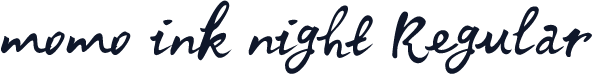 momo ink night Regular