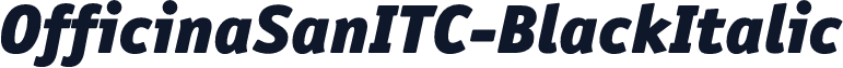 OfficinaSanITC-BlackItalic