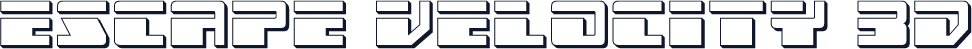 Escape Velocity 3D