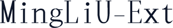 MingLiU-Ext