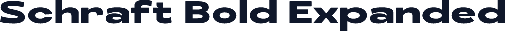 Schraft Bold Expanded