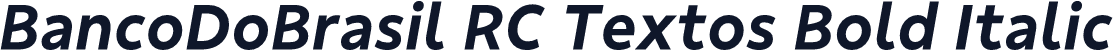 BancoDoBrasil RC Textos Bold Italic