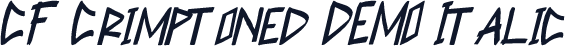 CF Crimptoned DEMO Italic