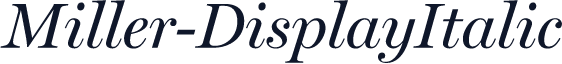 Miller-DisplayItalic