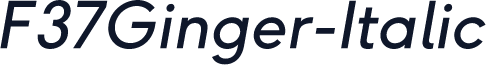 F37Ginger-Italic