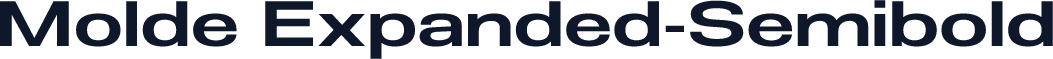 Molde Expanded-Semibold