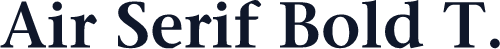 Air Serif Bold T.