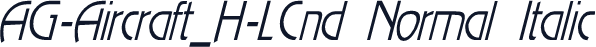AG-Aircraft_H-LCnd Normal Italic