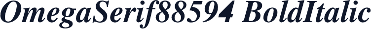 OmegaSerif88594 BoldItalic