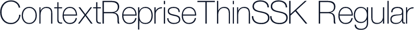 ContextRepriseThinSSK Regular