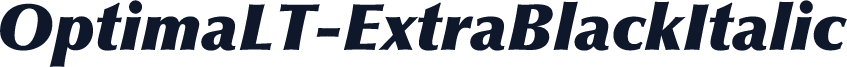 OptimaLT-ExtraBlackItalic