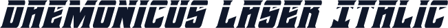 Daemonicus Laser Italic
