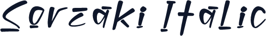 Soreaki Italic