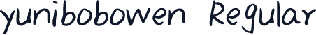 yunibobowen Regular