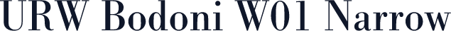 URW Bodoni W01 Narrow