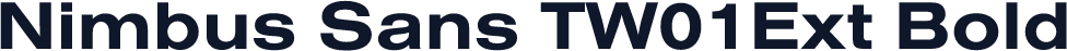 Nimbus Sans TW01Ext Bold