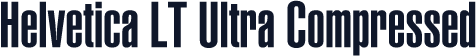Helvetica LT Ultra Compressed