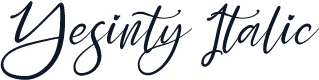 Yesinty Italic