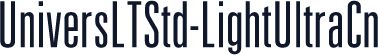 UniversLTStd-LightUltraCn