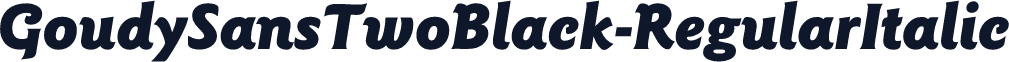 GoudySansTwoBlack-RegularItalic