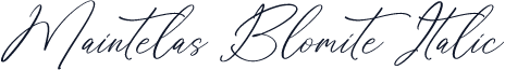 Maintelas Blomite Italic
