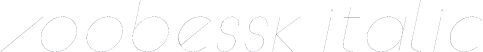 ZoobeSSK Italic