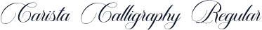 Carista Calligraphy Regular