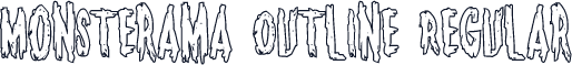 Monsterama Outline Regular