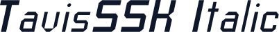 TavisSSK Italic