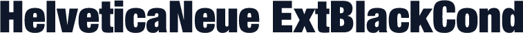 HelveticaNeue ExtBlackCond