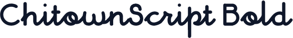 ChitownScript Bold
