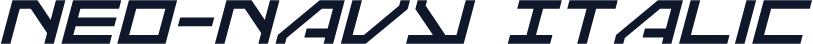 Neo-Navy Italic